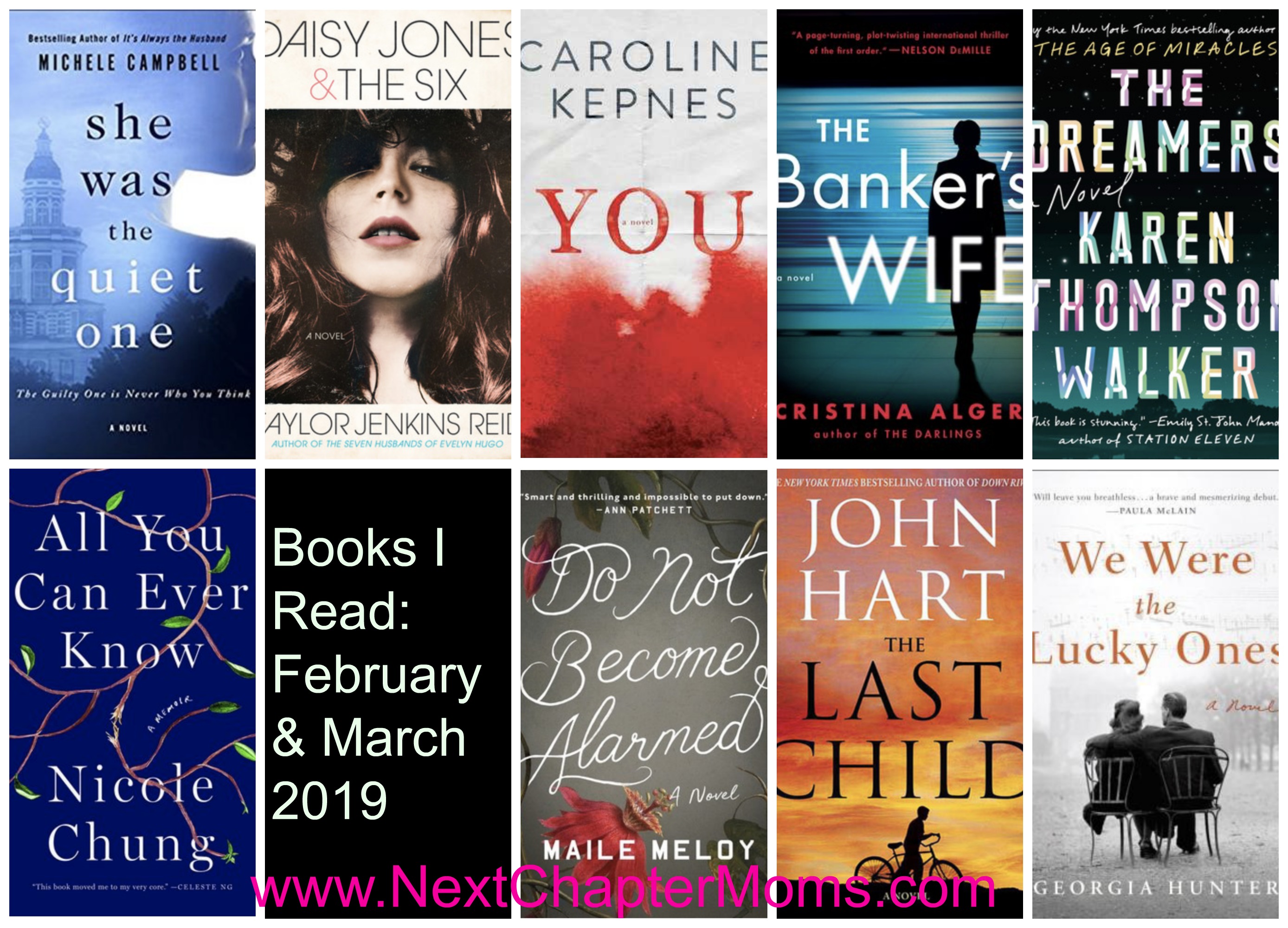 What I Read: February & March 2019 Books - Next Chapter Moms