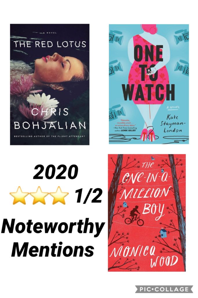 2020 3 and half noteworthy mentions books read