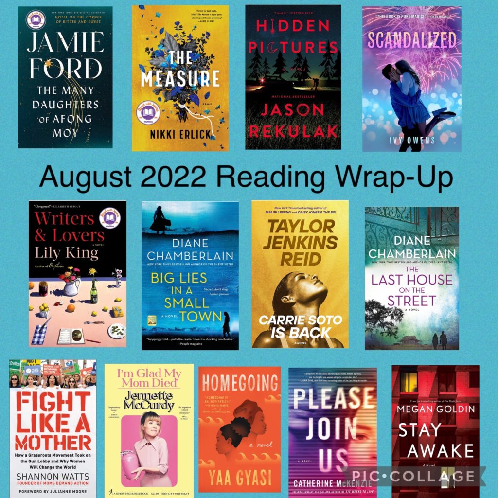 august 2022 reading wrap up