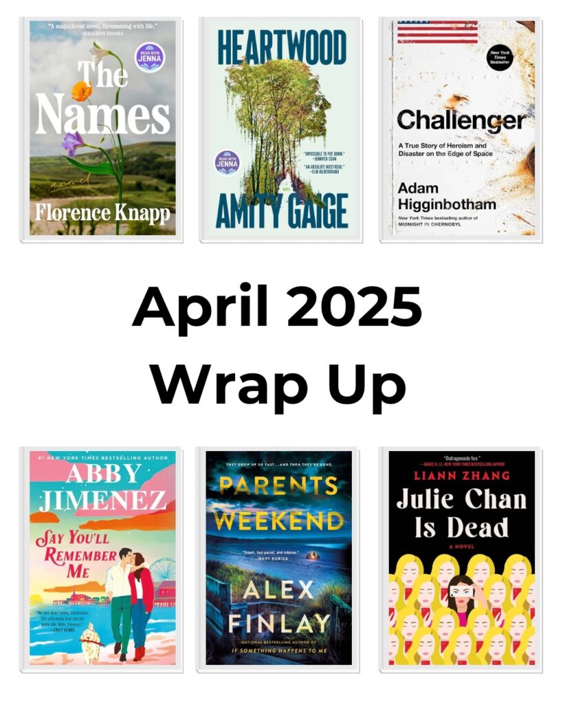April 2025 books read
