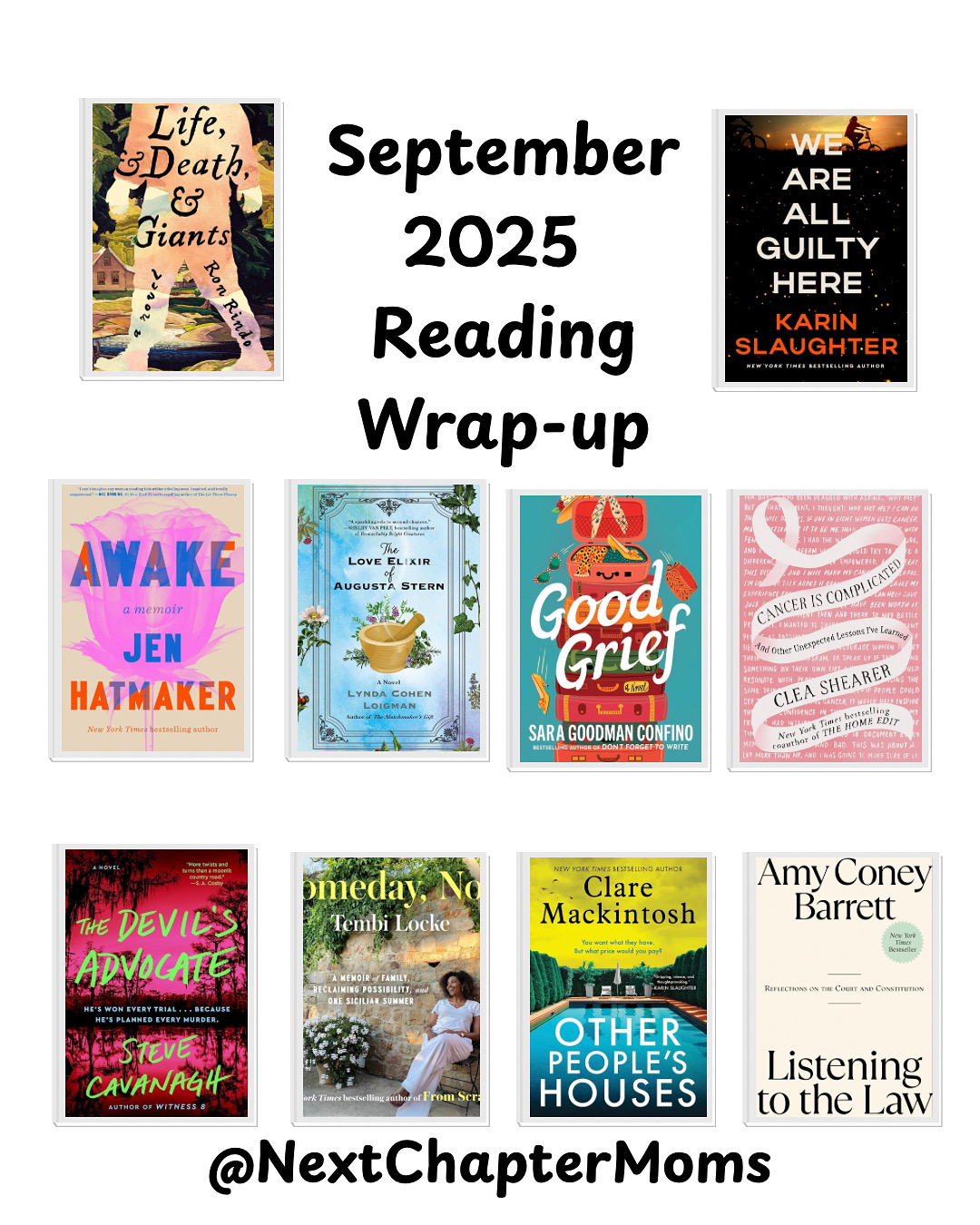 September Books Books Read September 2025 - Next Chapter Moms